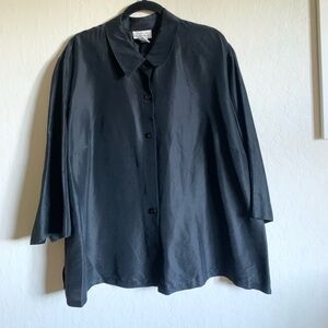 Vintage silk button up shirt